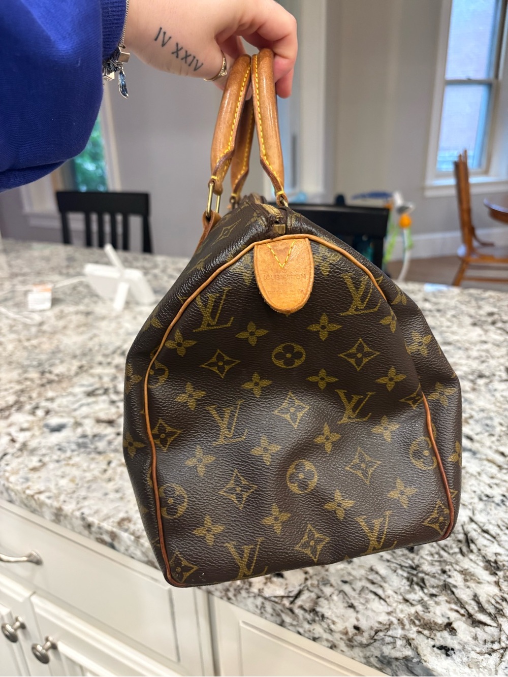 Louis Vuitton Monogram Canvas Speedy Handbag 30 - Picture 13 of 15